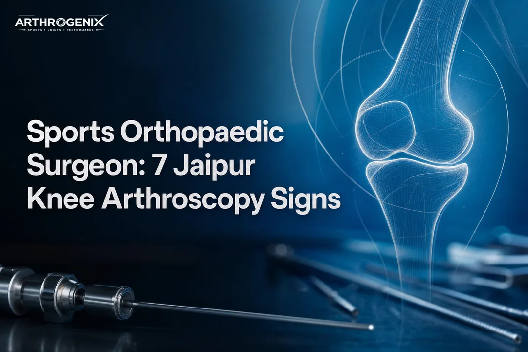 Sports Orthopaedic Surgeon: 7 Jaipur Knee Arthroscopy Signs